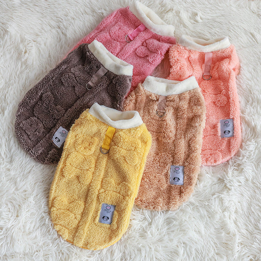 KFX-2912189 Cotton-Padded Dog Clothes for Small to Medium Dogs – Available in Multiple Colors and Sizes