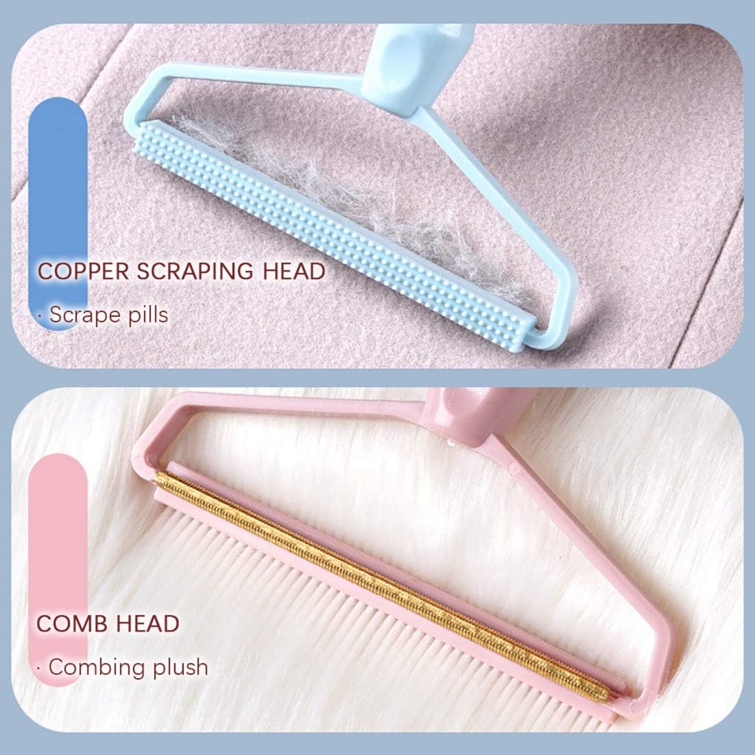 KFX-2913085 Portable Manual Fabric Shaver and Pet Hair Remover for Clothing, Furniture, and Carpets