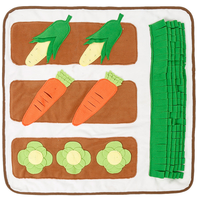 KFX-2914237 Pet Scenting Mat for Dogs – Educational Polar Fleece Toy for Molar Training in Garden Vegetable Plots, 73*73CM