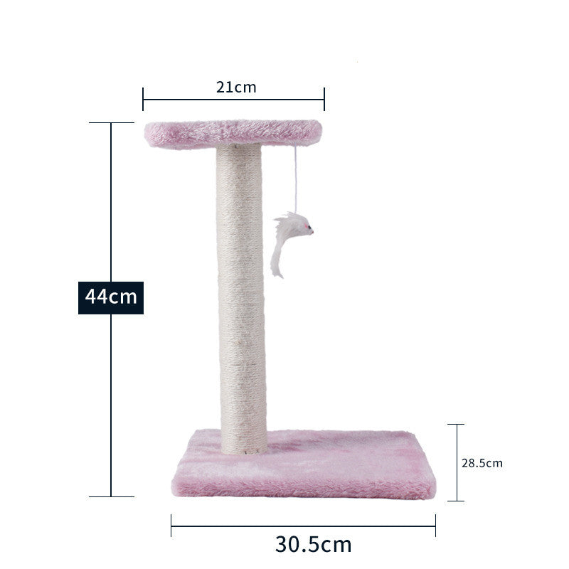 KFX-2914877 Cat Climbing Frame with Scratching Columns in Multiple Colors and Designs