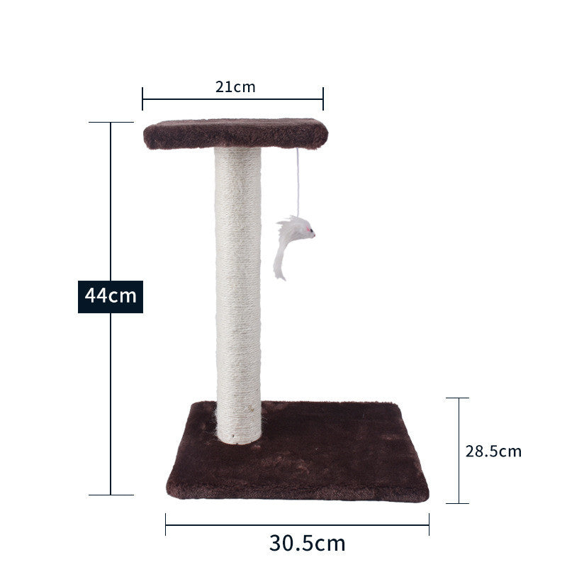 KFX-2914877 Cat Climbing Frame with Scratching Columns in Multiple Colors and Designs