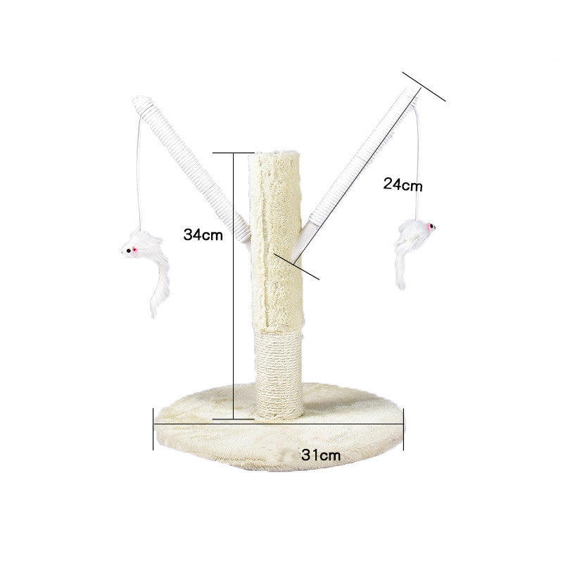 KFX-2914877 Cat Climbing Frame with Scratching Columns in Multiple Colors and Designs