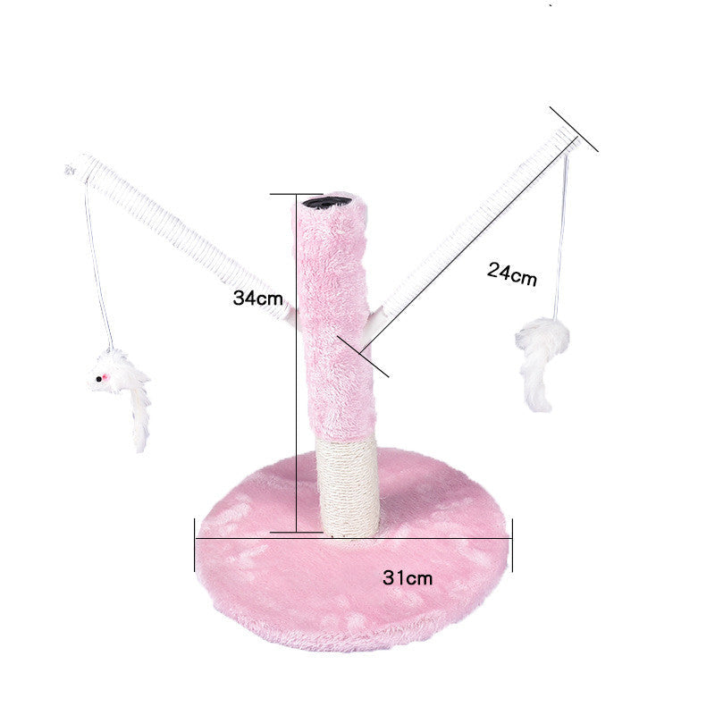 KFX-2914877 Cat Climbing Frame with Scratching Columns in Multiple Colors and Designs