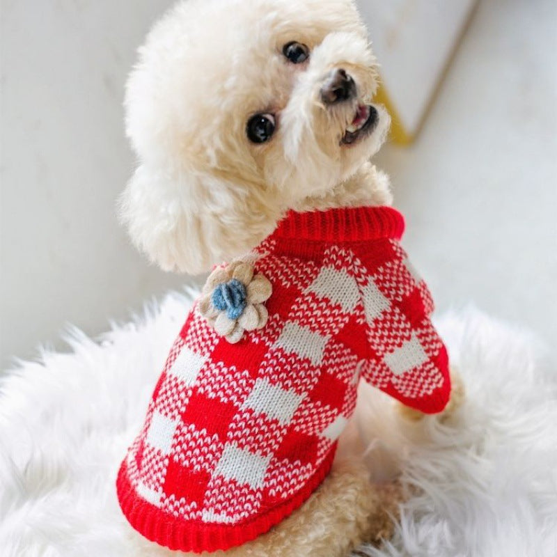 KFX-2915773 Cozy Wool Dog Sweater for Small to Extra-Large Breeds