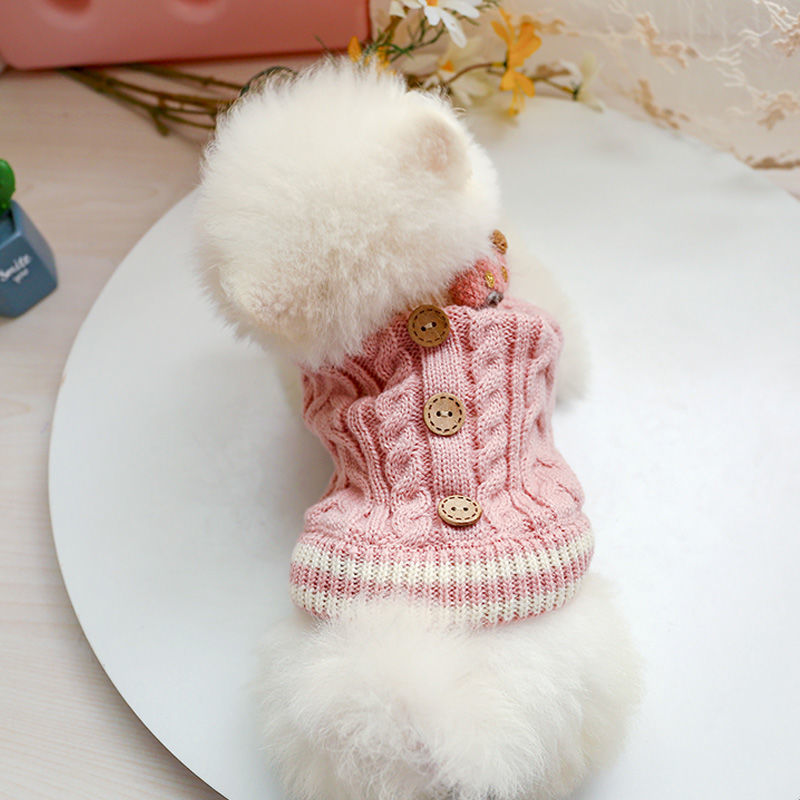 KFX-2915773 Cozy Wool Dog Sweater for Small to Extra-Large Breeds