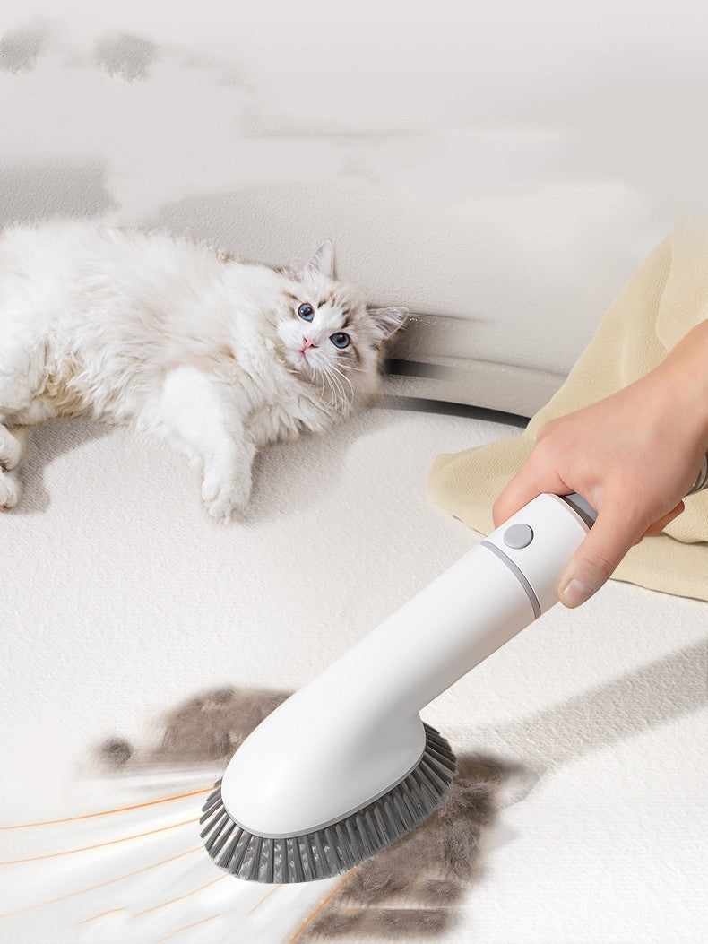 KFX-2917181 Pet Multifunctional Electric Hair Aspirator with Rechargeable Shear - Complete Grooming Kit