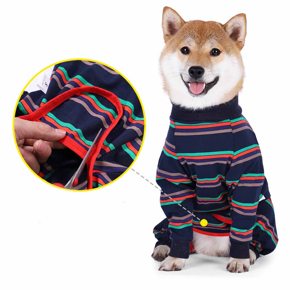 KFX-2918205 Cozy High Elastic Cotton Dog Pajamas for All Breeds - Sizes XS to XXXL