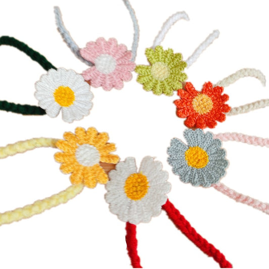 KFX-2919357 Newborn Cat and Dog Collar Bib in Multiple Colors - Soft Milk Cotton Rope for Puppies and Kittens
