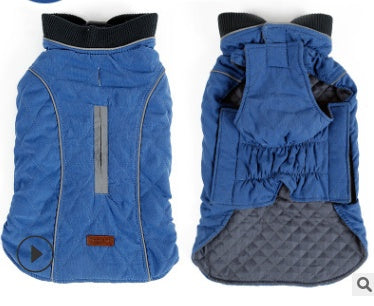 KFX-2919741 Vintage Warm Pet Clothes for Dogs - Multi-Color Options Available in XS-XXXL