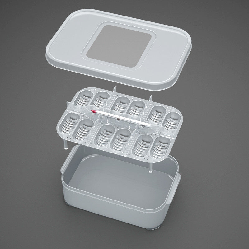 KFX-2921021 Reptile Incubator Box for Gecko and Lizard Eggs – 12 Egg Capacity, Polypropylene Design