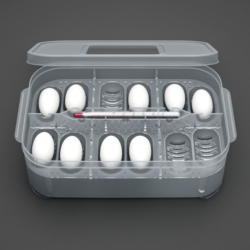 KFX-2921021 Reptile Incubator Box for Gecko and Lizard Eggs – 12 Egg Capacity, Polypropylene Design