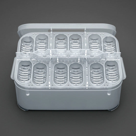 KFX-2921021 Reptile Incubator Box for Gecko and Lizard Eggs – 12 Egg Capacity, Polypropylene Design