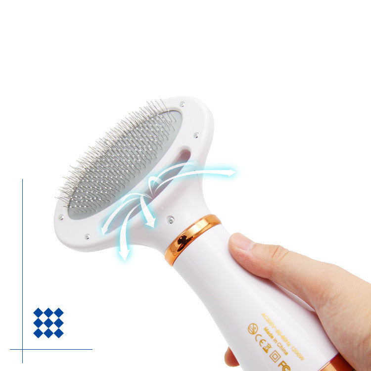 KFX-2922941 Two-in-One Pet Hair Dryer and Beauty Comb with Adjustable Air Volume for Dogs and Cats