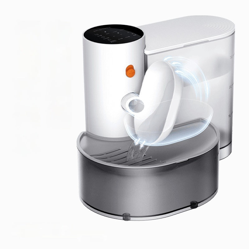 KFX-2923197 Automatic Rechargeable Gravity Water Dispenser for Cats and Small Dogs, 3L Capacity, Durable ABS Material