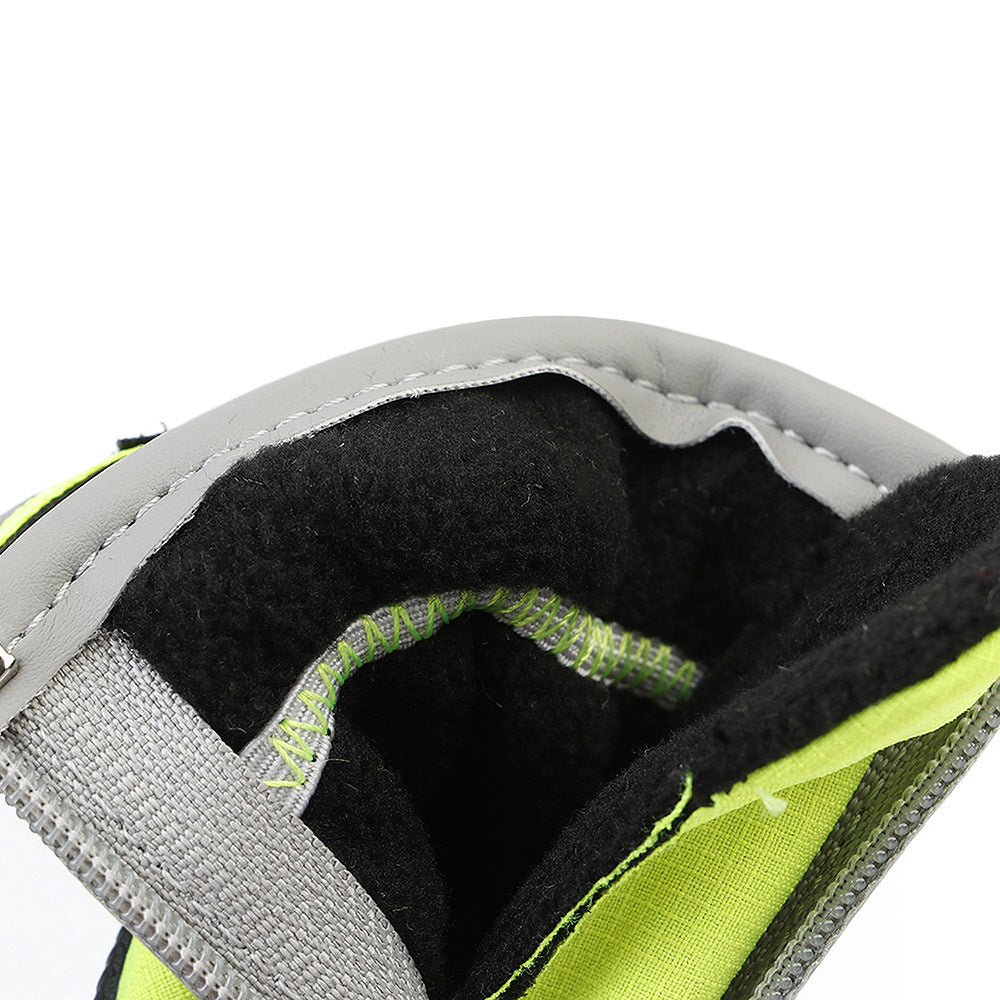 KFX-2923965 Waterproof and Wear-Resistant Dog Shoes for Outdoor Adventures - Available in Red, Black, Green, and Orange