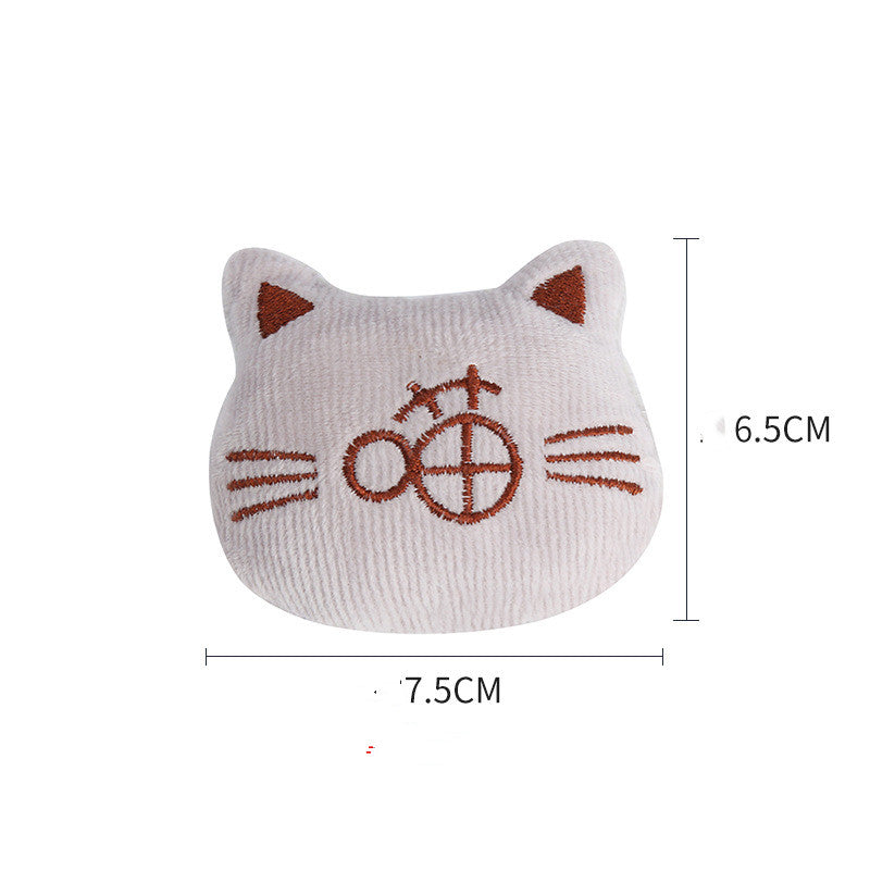 KFX-2926781 Plush Cat and Dinosaur Strawberry Toy with Catnip for Pets