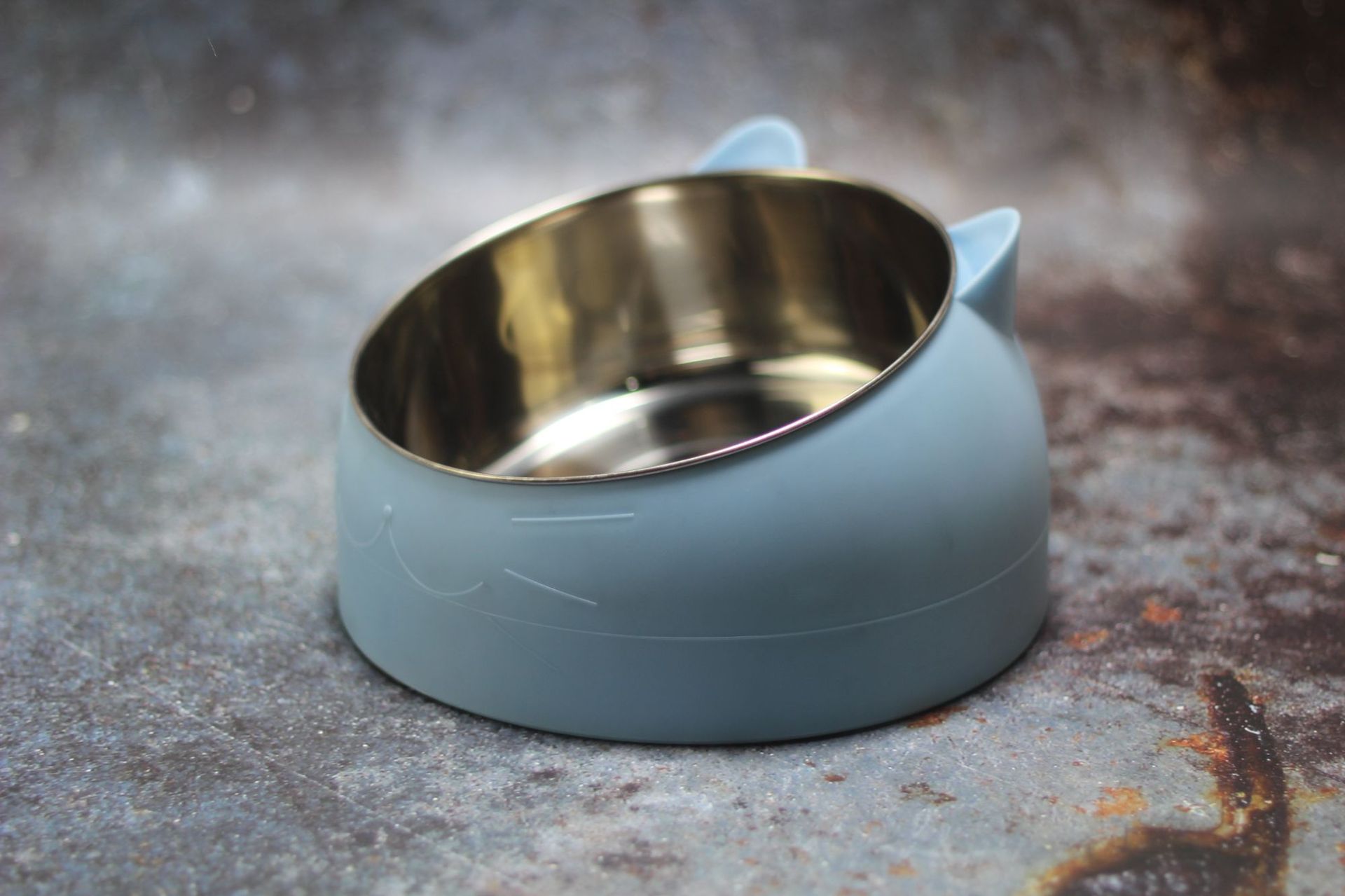 KFX-2927293 Elevated Oblique-Mouth Pet Bowl for Comfortable Eating and Easy Cleaning