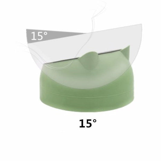 KFX-2927293 Elevated Oblique-Mouth Pet Bowl for Comfortable Eating and Easy Cleaning