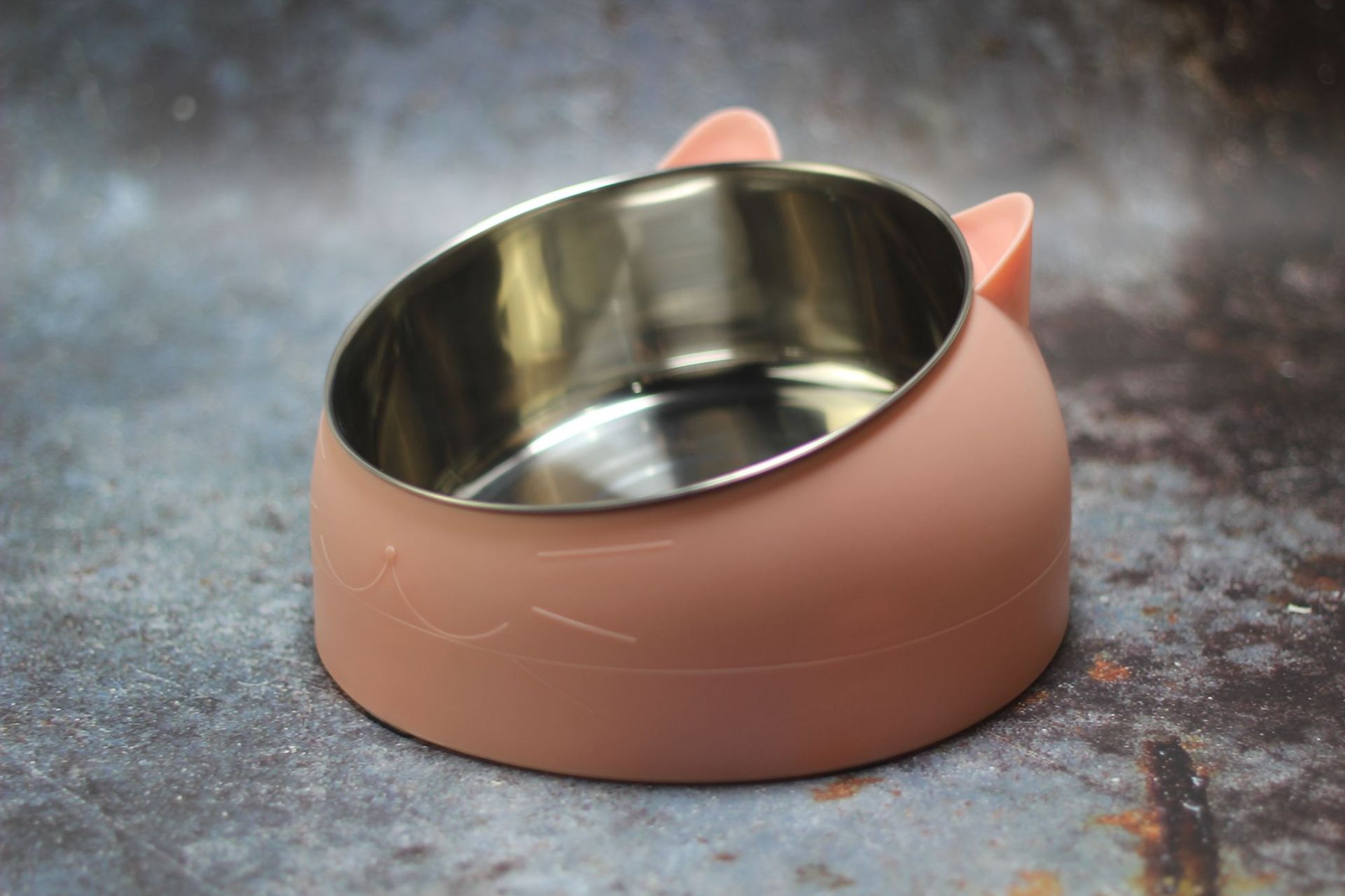 KFX-2927293 Elevated Oblique-Mouth Pet Bowl for Comfortable Eating and Easy Cleaning