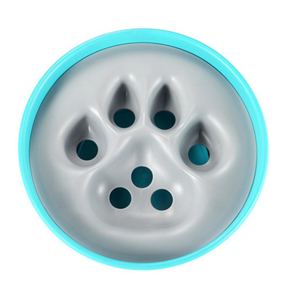KFX-2927933 Interactive Puzzle Dog Bowl for Cats and Dogs - 21cm Diameter, Blue or Orange Color