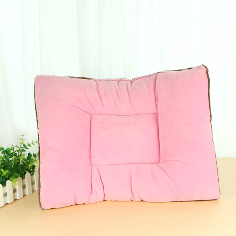 KFX-2934717 Cozy Thermal Fleece Pet Mat in Dark Blue and Pink - Multiple Sizes Available