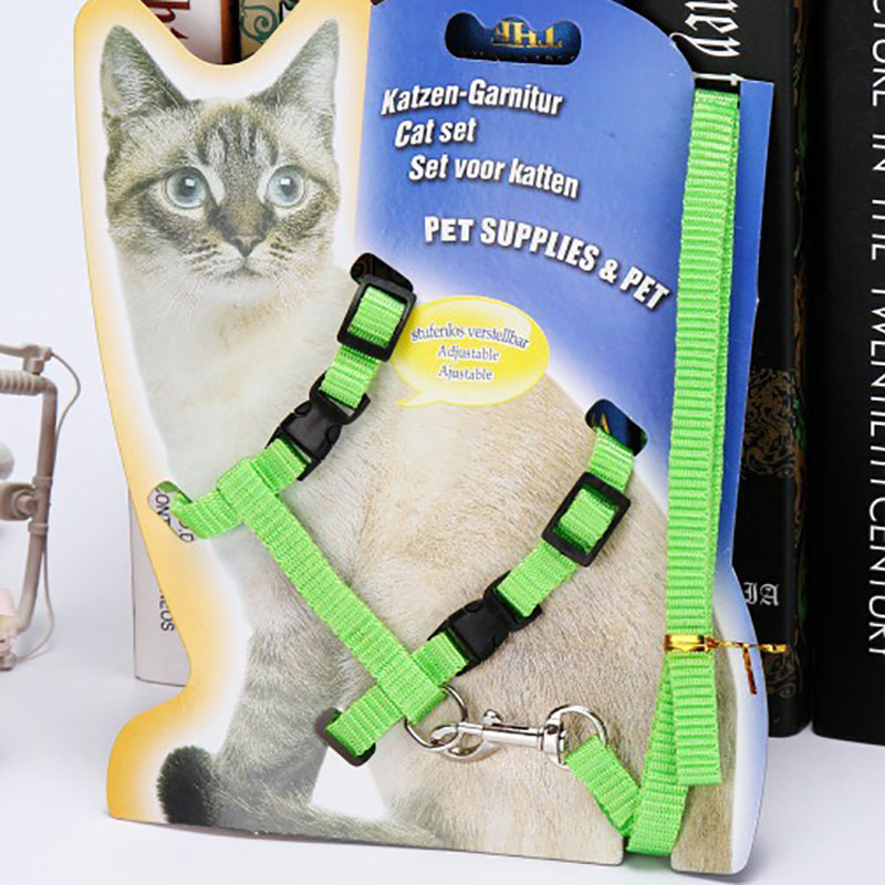 KFX-2937917 Adjustable Cat Traction Belt - 1.2m Length, 1cm Width for Comfortable Towing