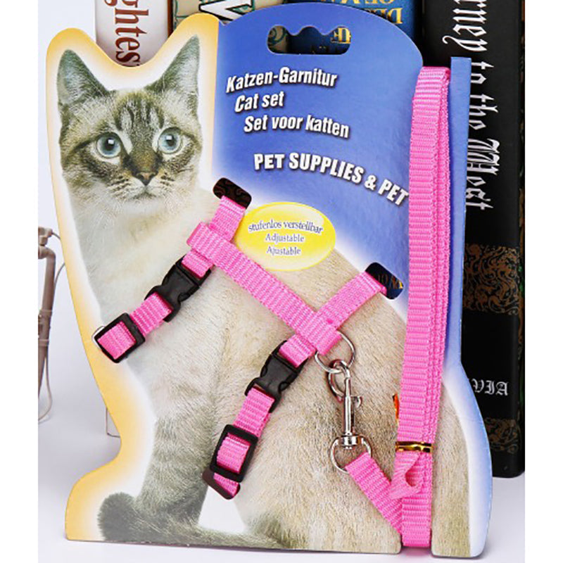 KFX-2937917 Adjustable Cat Traction Belt - 1.2m Length, 1cm Width for Comfortable Towing