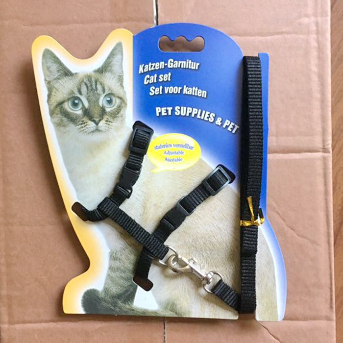 KFX-2937917 Adjustable Cat Traction Belt - 1.2m Length, 1cm Width for Comfortable Towing