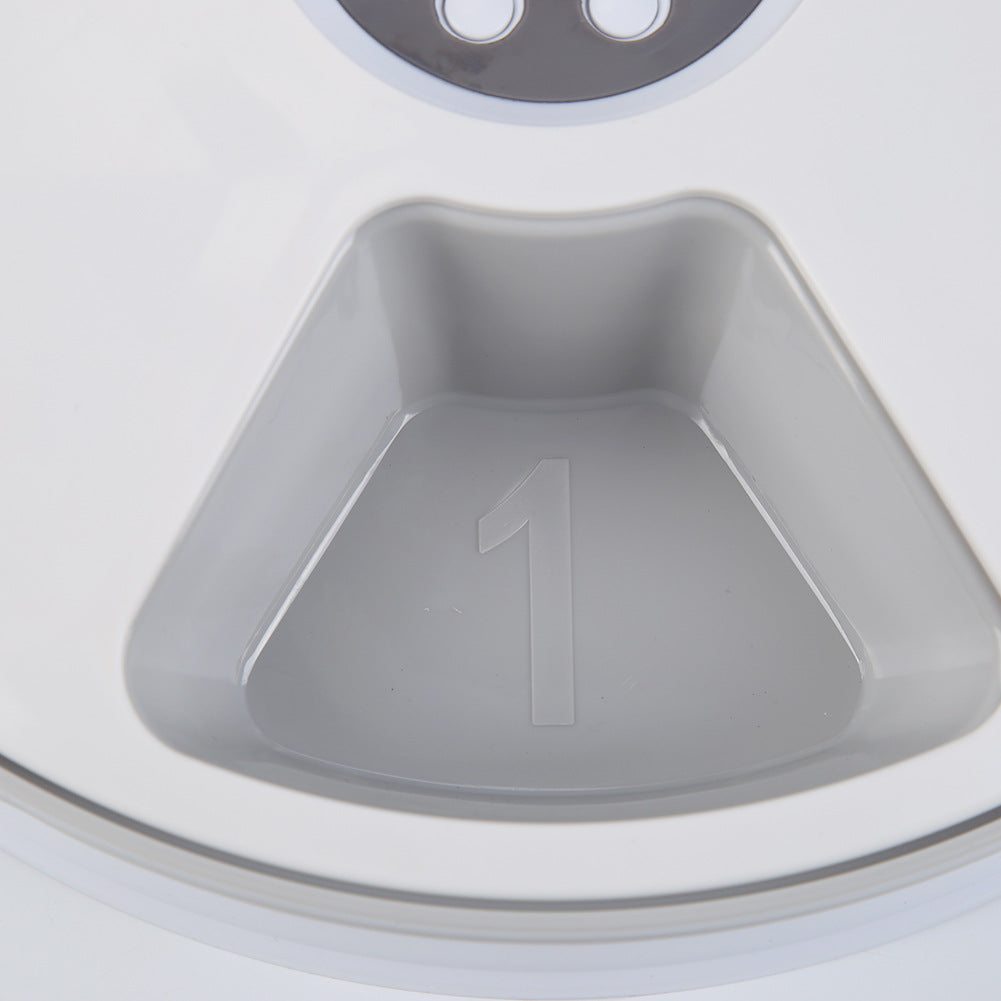 KFX-2942397 Automated Six-Meal Electric Cat and Dog Feeder with Timer and Music Reminder