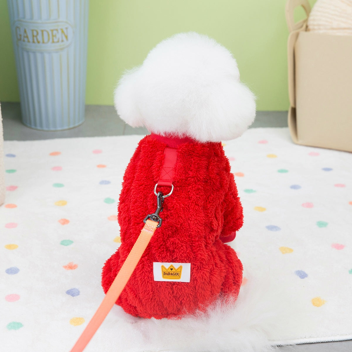 KFX-2944189 Cozy Arctic Twist Fleece Dog Jacket for All Sizes