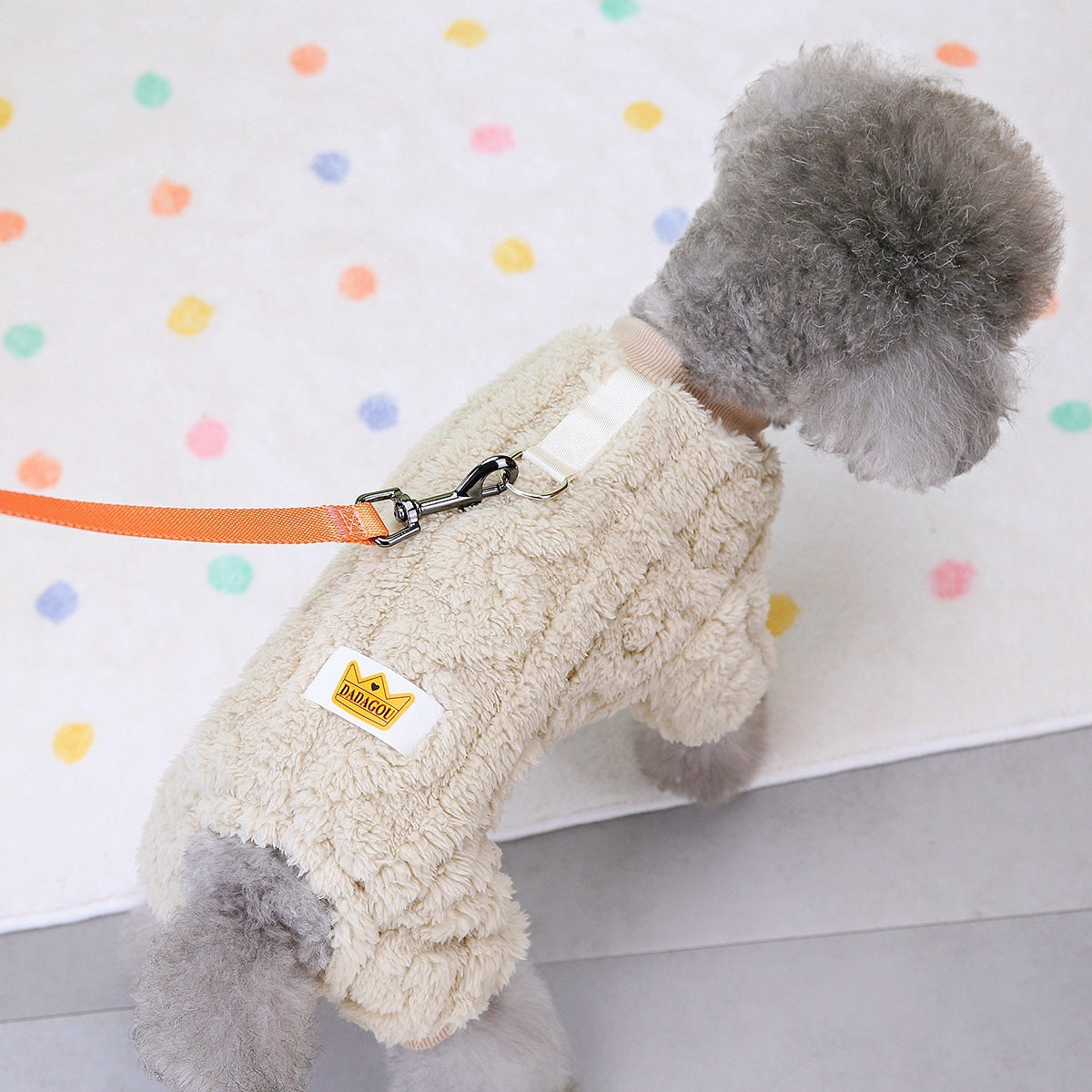 KFX-2944189 Cozy Arctic Twist Fleece Dog Jacket for All Sizes