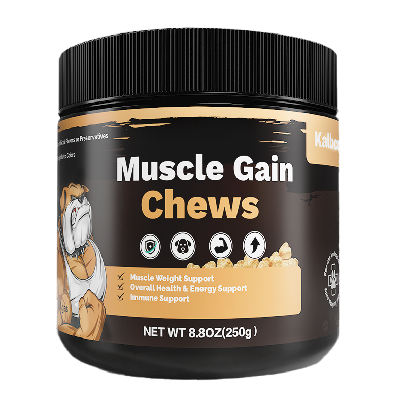 KFX-2944445 Premium Muscle Gain Chews for Dogs - High Protein Soft Chews for All Breeds