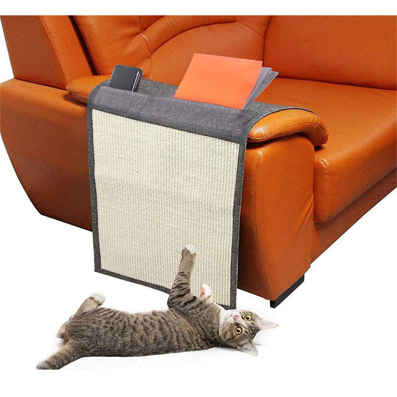 KFX-2944573 Sisal Cat Scratch Deterrent Tape for Protecting Furniture and Walls - Anti-Scratch Strip 80 pcs