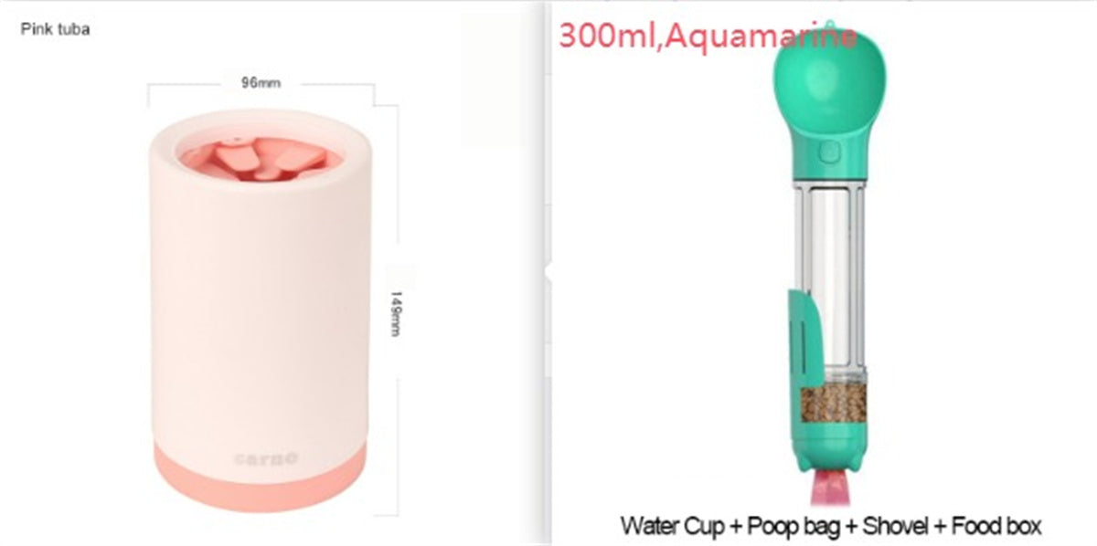 KFX-2946237 Pet Foot Washing Cup for Easy Cleaning - Available in Small and Large Sizes
