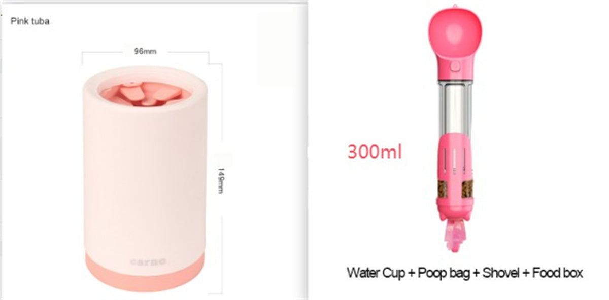KFX-2946237 Pet Foot Washing Cup for Easy Cleaning - Available in Small and Large Sizes