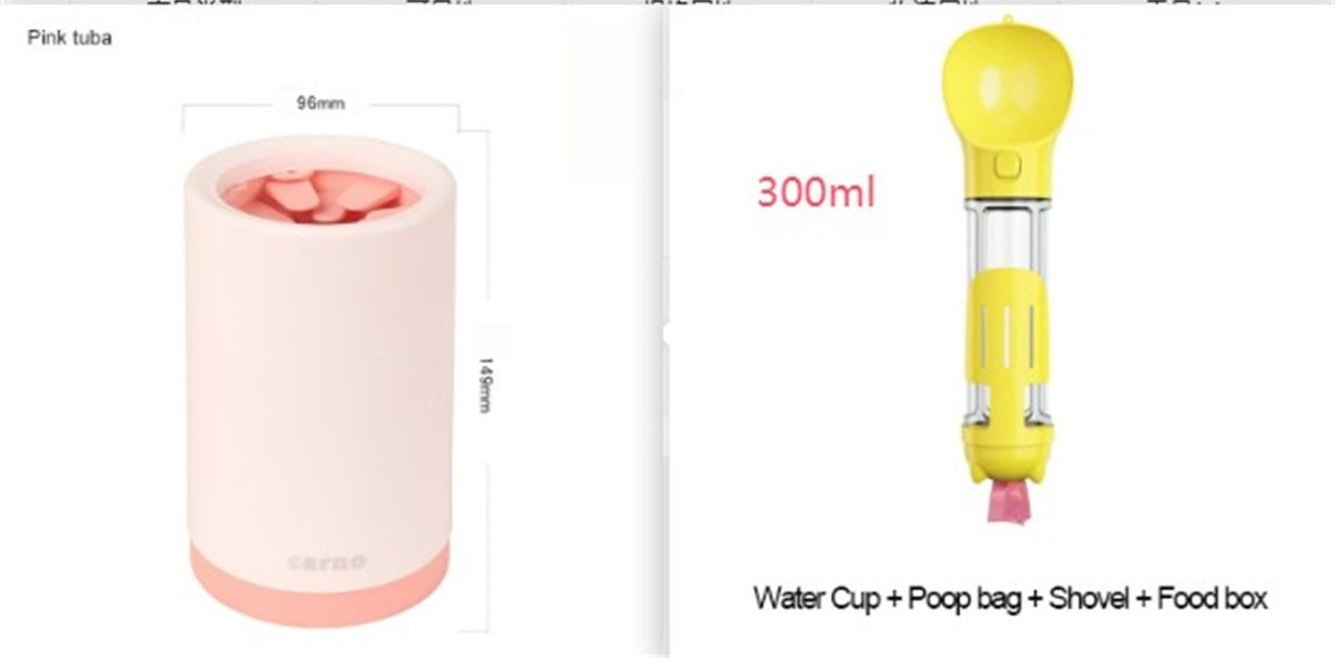 KFX-2946237 Pet Foot Washing Cup for Easy Cleaning - Available in Small and Large Sizes