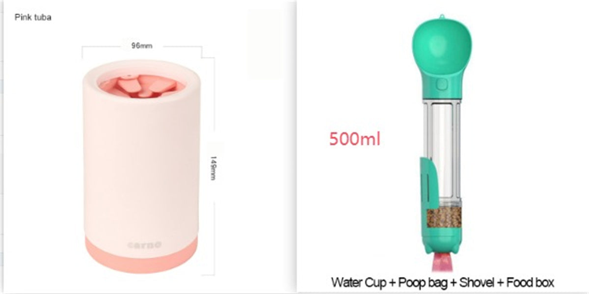 KFX-2946237 Pet Foot Washing Cup for Easy Cleaning - Available in Small and Large Sizes
