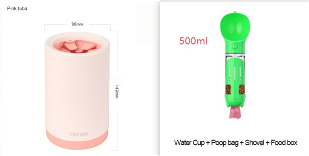 KFX-2946237 Pet Foot Washing Cup for Easy Cleaning - Available in Small and Large Sizes