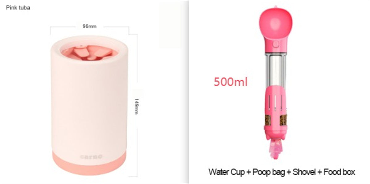 KFX-2946237 Pet Foot Washing Cup for Easy Cleaning - Available in Small and Large Sizes