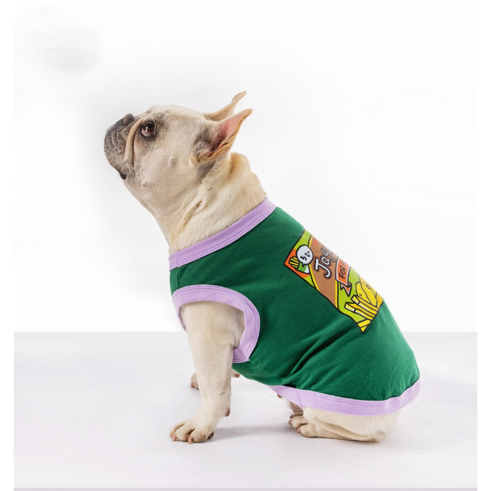 KFX-2950717 Casual Cotton Clothing for Dogs and Cats in Fun Food Designs