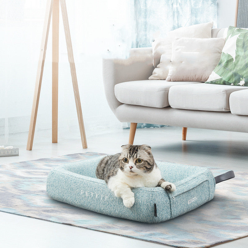 KFX-2954173 Cozy Removable Pet Bed with Washable Cover - Available in Multiple Sizes