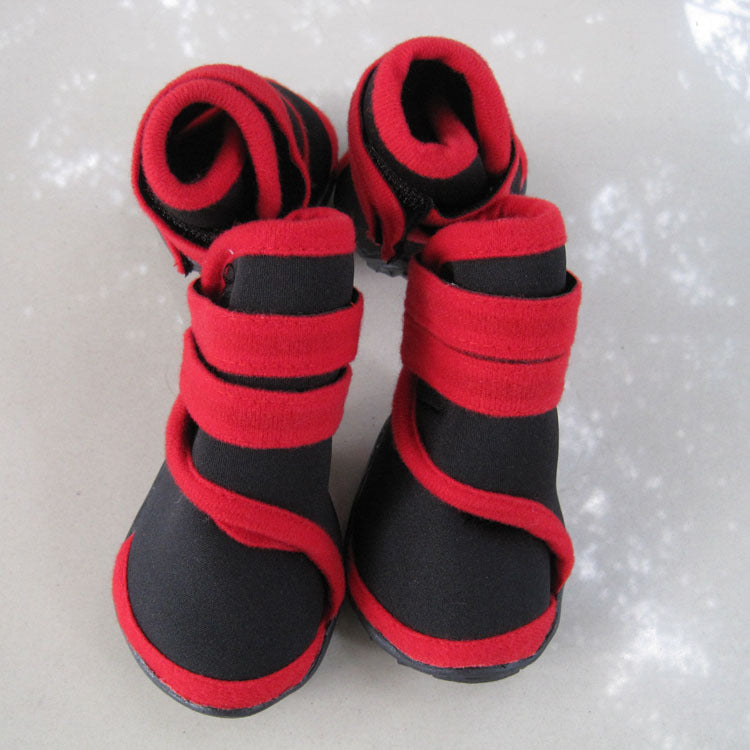 KFX-2956733 Four Seasons Neoprene Pet Dog Shoes with Beef Tendon Sole - Comfortable and Durable Footwear for Dogs