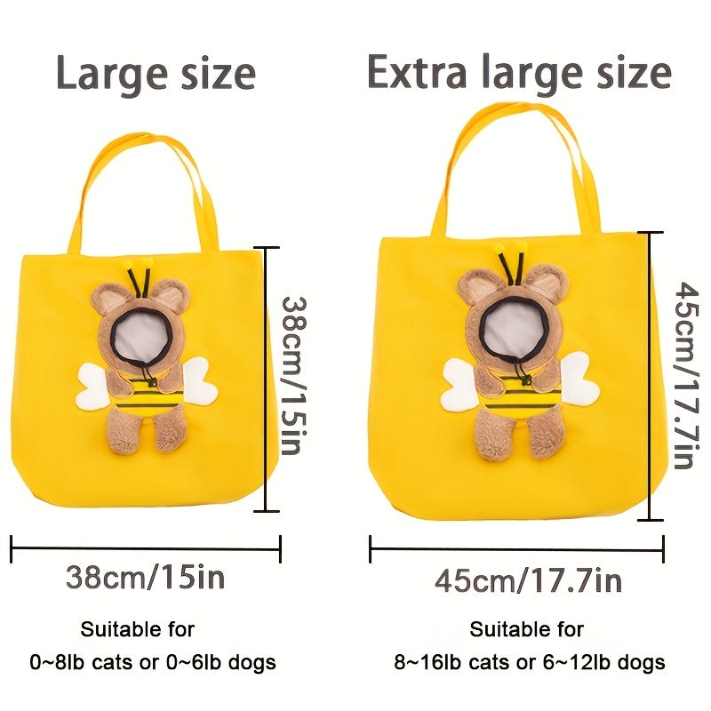 KFX-2957373 Portable Breathable Soft Pet Carrier Bag for Dogs and Cats with Safety Zippers
