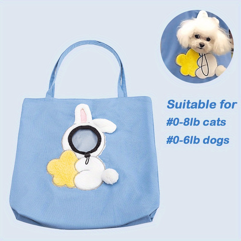 KFX-2957373 Portable Breathable Soft Pet Carrier Bag for Dogs and Cats with Safety Zippers