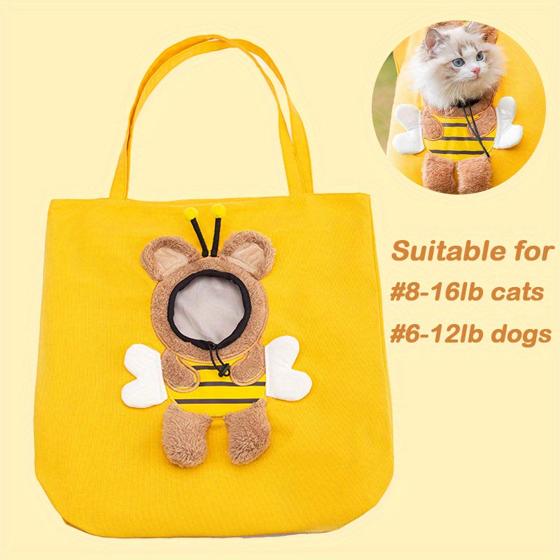 KFX-2957373 Portable Breathable Soft Pet Carrier Bag for Dogs and Cats with Safety Zippers