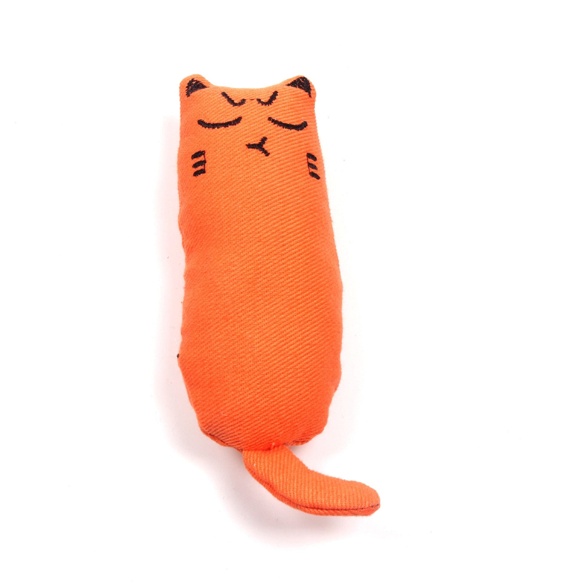 KFX-2959549 Catnip Plush Toy with Cute Facial Expression for Teeth Molar and Scratch Resistance - Canvas Material in Multiple Colors