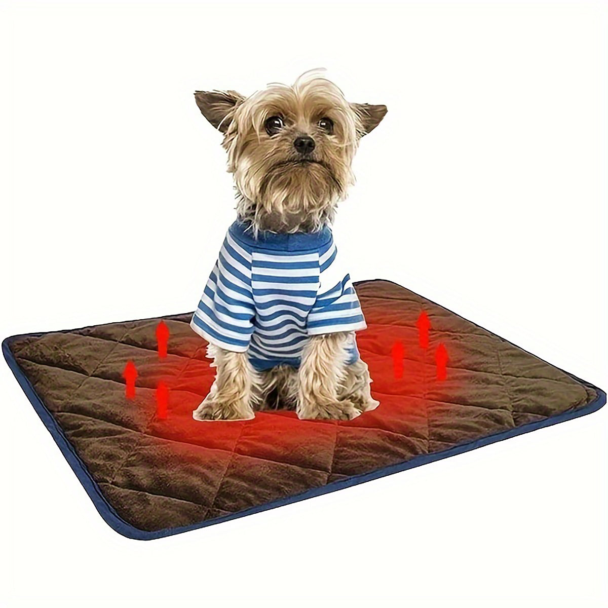 KFX-2963133 Self-Heating Non-Slip Pet Mat with Waterproof Design, 5-Layer Thermal Blanket for Dogs and Cats