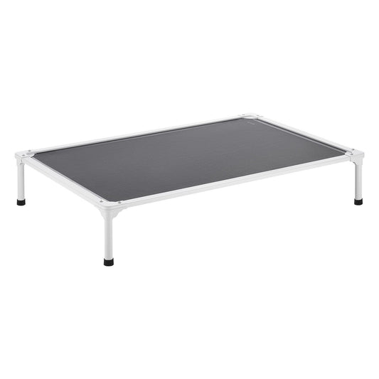 KFX-2964285 Elevated Dog Bed for Large Dogs - Portable Raised Dog Cot with Breathable Teslin Mesh and Aluminum Frame