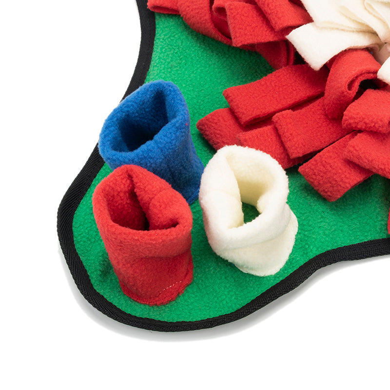 KFX-2968893 Pet Snuffle Mat for Interactive Feeding - For Dogs & Cats, Improves Foraging Skills, Indoor/Outdoor Use, 45x45 cm
