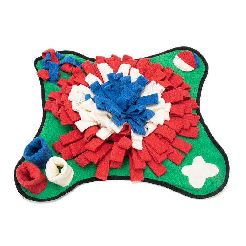 KFX-2968893 Pet Snuffle Mat for Interactive Feeding - For Dogs & Cats, Improves Foraging Skills, Indoor/Outdoor Use, 45x45 cm
